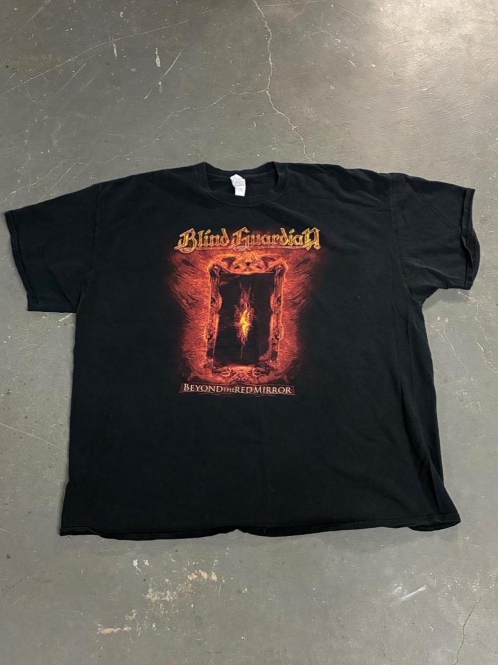Blind Guardian Beyond The Red Mirror 2015 Tour Black Mens T-shirt 2XL Metal Band